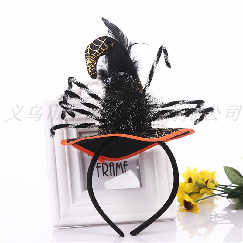 PVN18713 Băng đô cài tóc hình nón phù thủy hóa trang Halloween T2