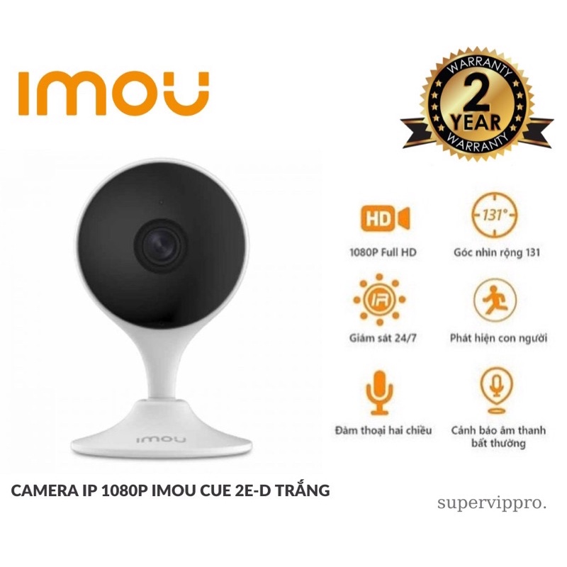 Camera IP hồng ngoại không dây 2.0 Megapixel DAHUA IPC-C22EP-D-IMOU(Có Còi Hú-Âm Thanh 2 Chiều-Hàng Chính Hãng)