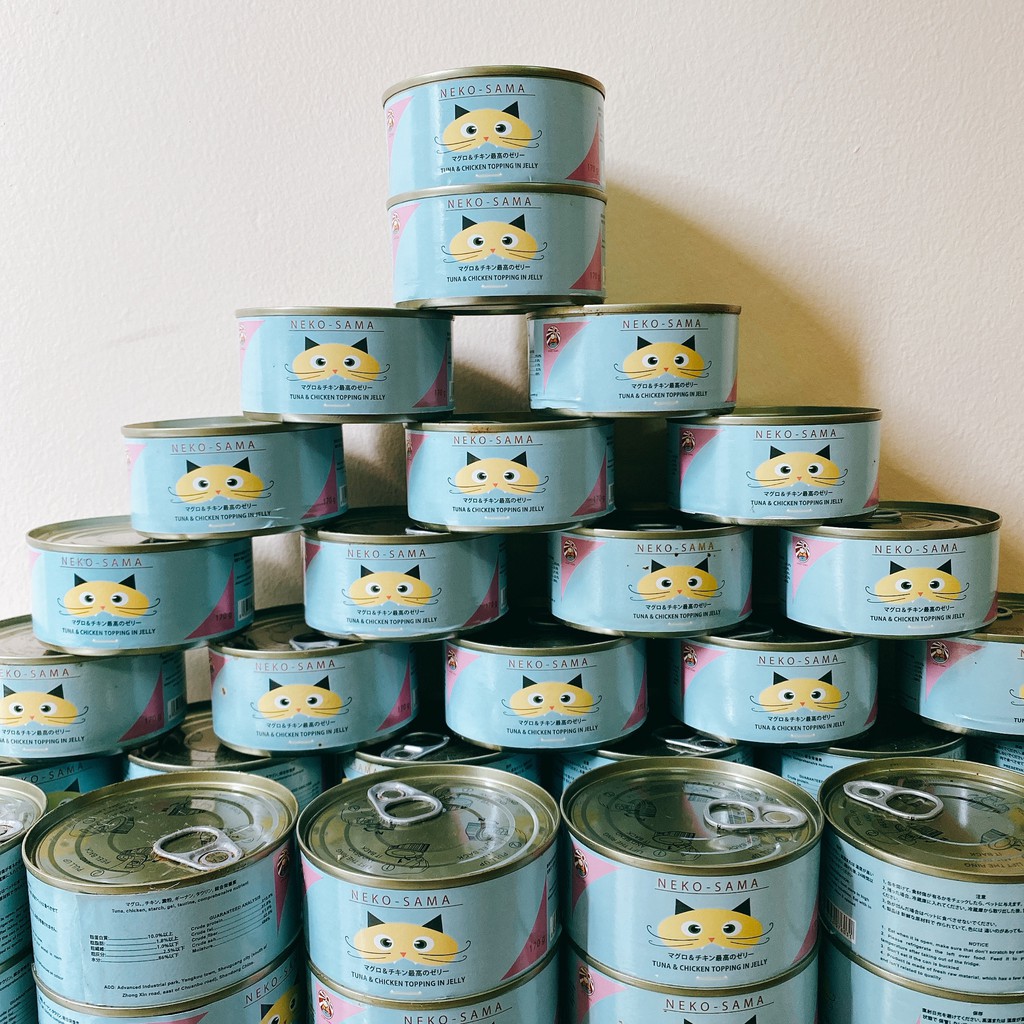 Pate Cho Mèo NeKo Sama 170Gr Vị Cá Ngừ + Gà