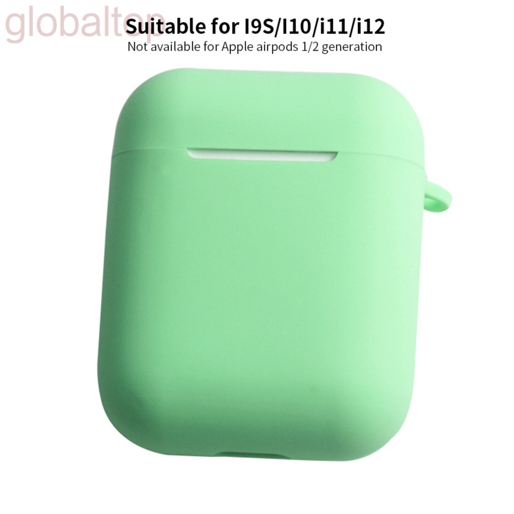 Vỏ Bảo Vệ Hộp Sạc Tai Nghe Bluetooth Không Dây Bằng Silicon Cho Airpods I9S / I10 / I11 / I12