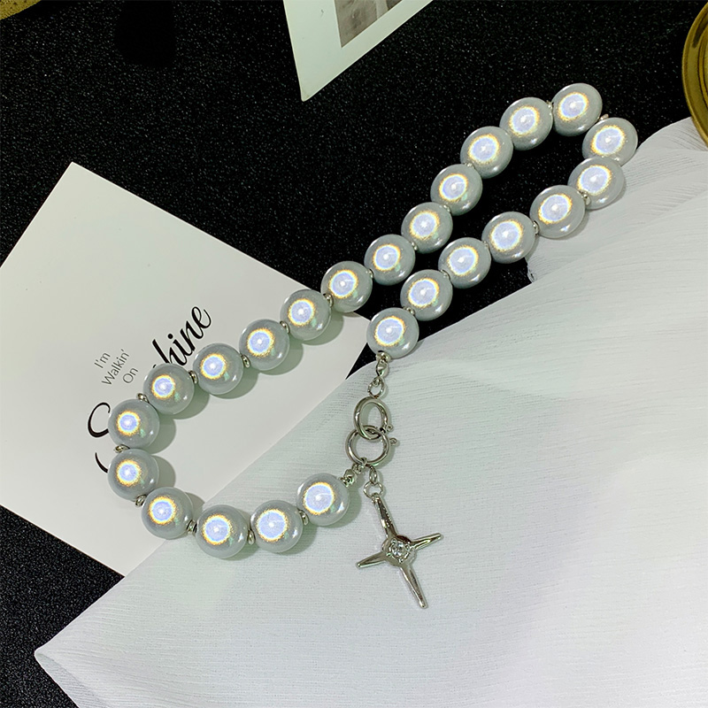 vòng cổ Mặt Thánh Giá Đính Ngọc Trai Thời Trang