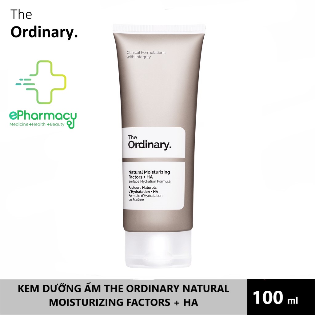 The Ordinary Natural Moisturizing Factors + HA - Kem Dưỡng Ẩm The Ordinary khóa ẩm mềm mịn da