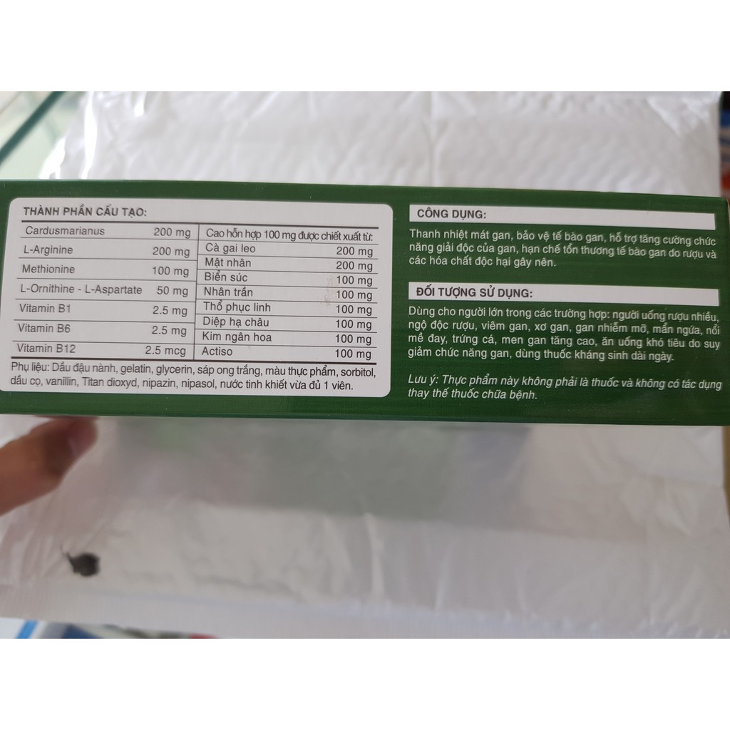 Bổ gan Liver Detoxi - Thanh nhiệt, giải độc, bảo vệ tế bào gan