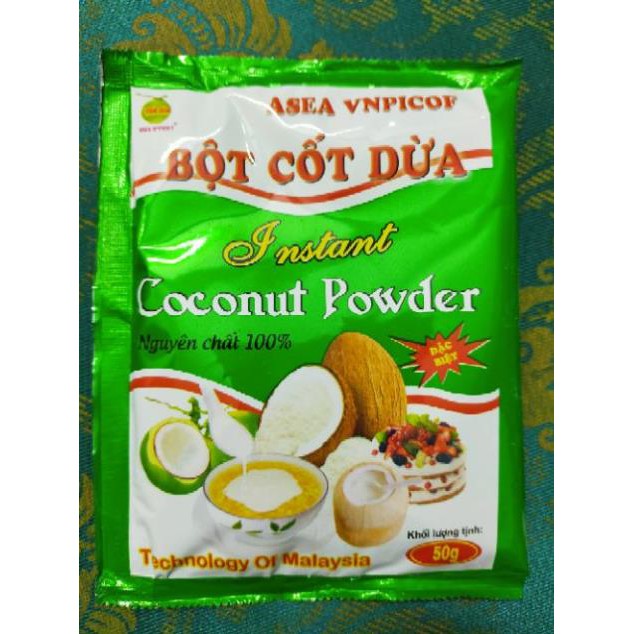1 gói Bột cốt dừa không đường làm bánh keto thơm ngon - Healthy