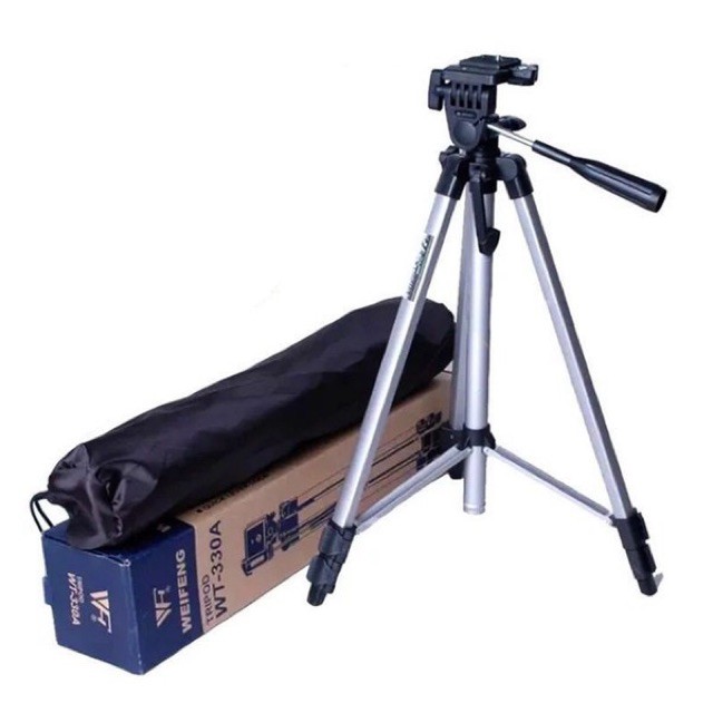 [ Giá siêu rẻ,chính hãng ] Giá Đỡ 3 Chân Tripod 330A Đế Chụp Hình QUAY PHIM, LIVETREAM ,Kèm Giá Đớ Điện Thoại,CAO 135cm