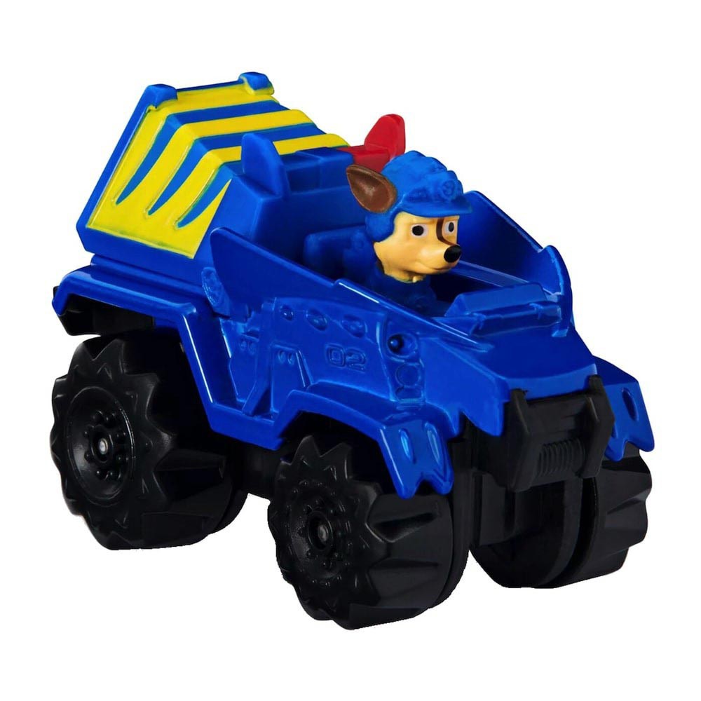 Đồ chơi mô hình Xe chó cứu hộ Paw Patrol True Metal tỷ lệ 1:55 - Chase giải cứu khủng long Dino