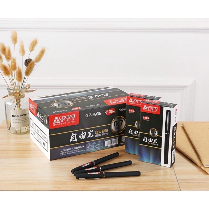 Bút Gel ODEMEI ngòi 1.0mm luyện viết chữ Hán đẹp, Tập viết tiếng trung thư pháp