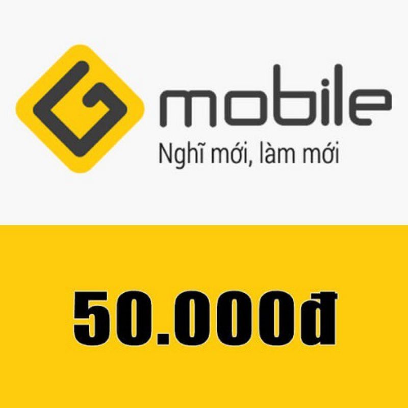 Thẻ nạp Gmobile 50k