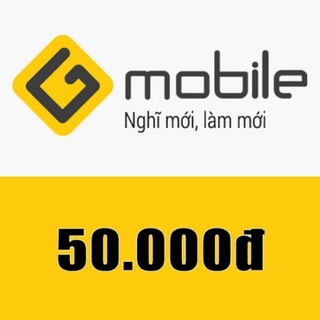 Thẻ nạp Gmobile 50k