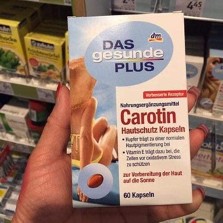 Viên uống chống nắng carotin