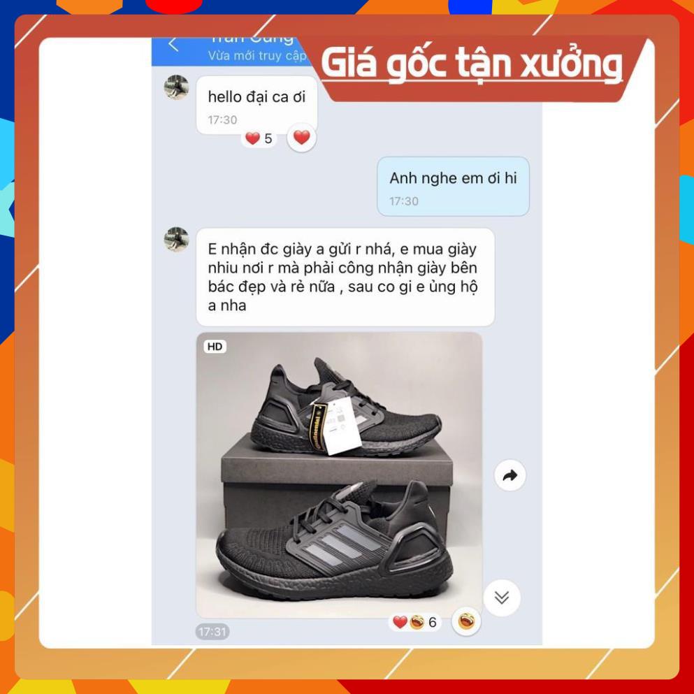 [FreeShip–Hàng Xịn Xả Kho] Giày Sneaker Ultraboost 6.0 cao cấp Full phụ kiện, Giầy ultra boost , Hót trend