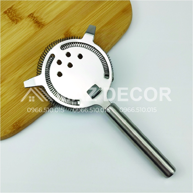 Dụng cụ chặn đá inox strainer /Chặn đá boston shaker đẹp giá rẻ