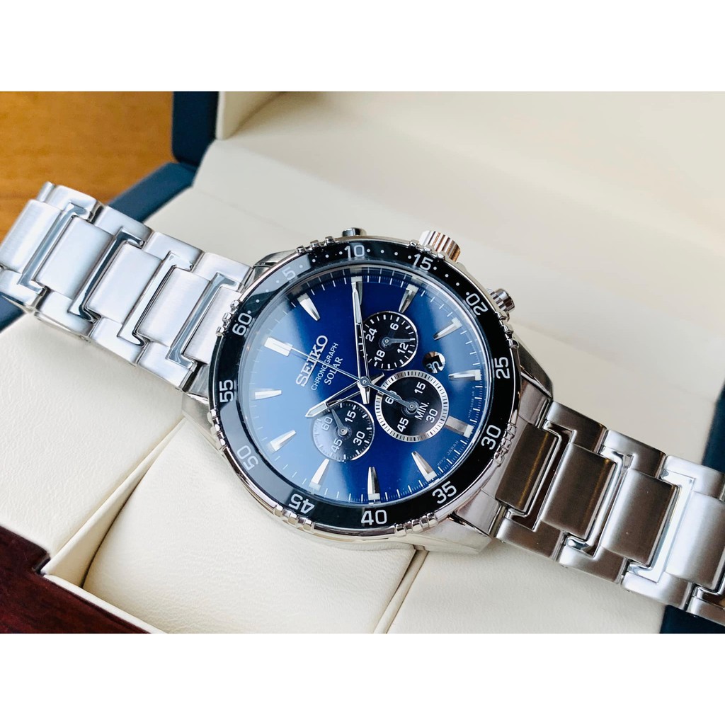 Đồng hồ NAM SEIKO CHRONOGRAPH SOLAR SSC445P1 - Mạnh mẽ và nam tính