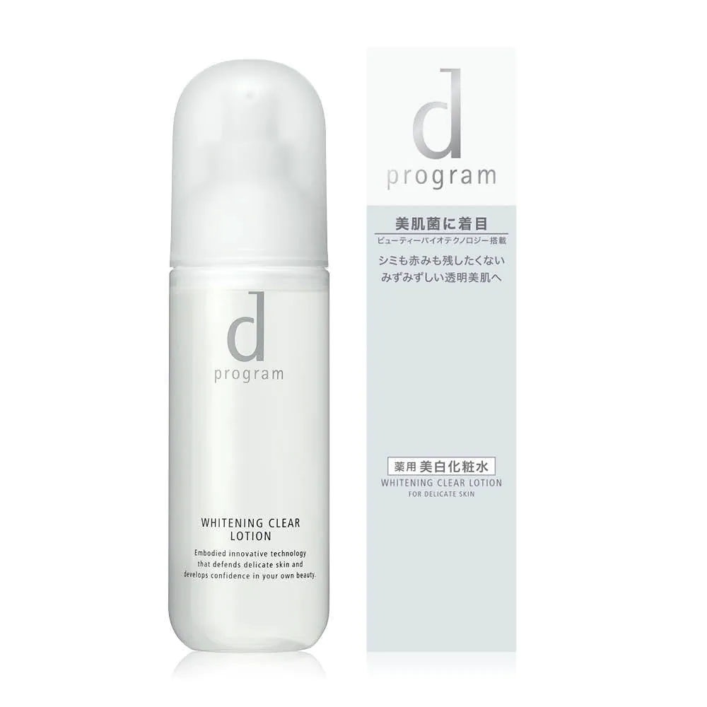 Nước Cân Bằng D Program Dưỡng Sáng Cho Da Nhạy Cảm Whitening Clear Lotion 125ml