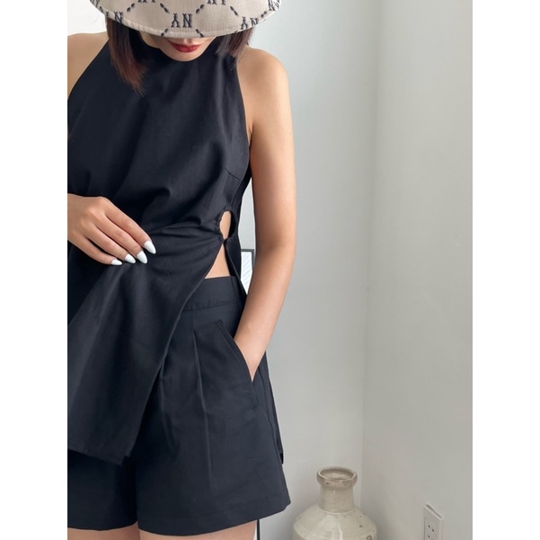 - ALEXIA QUẦN - Quần short rộng kaki