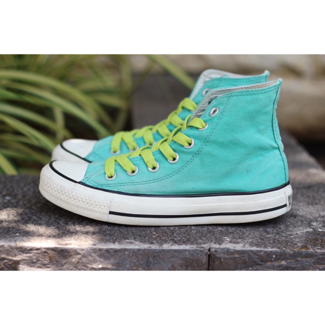 SALE Giày Converse xanh mint real 2hand size 36.5 👟 new . * 𝄪 XX