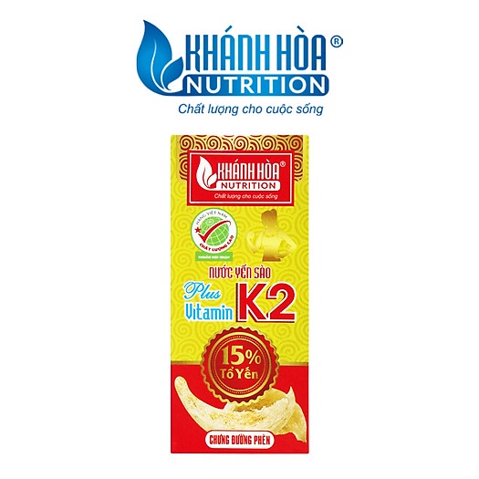 Lọ Yến Sào Khánh Hòa Nutrition 15% Tổ Yến Bổ Sung Vitamin K2