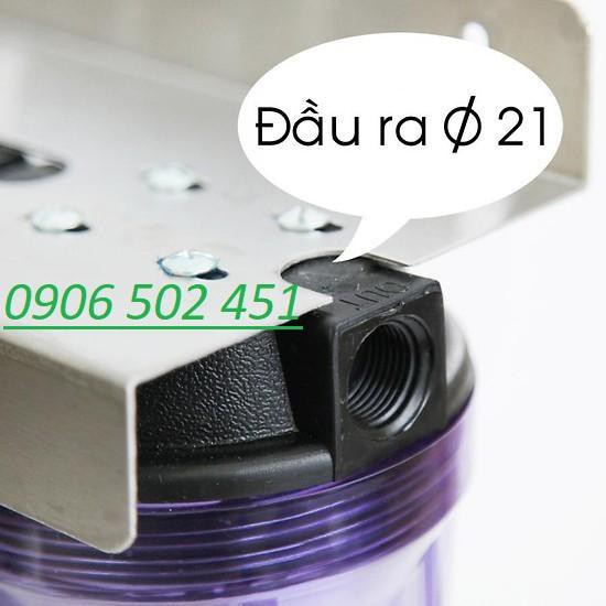 Bộ lọc nước sinh hoạt 3 cấp ly 10 inch chuẩn 1 TRONG 2XANH