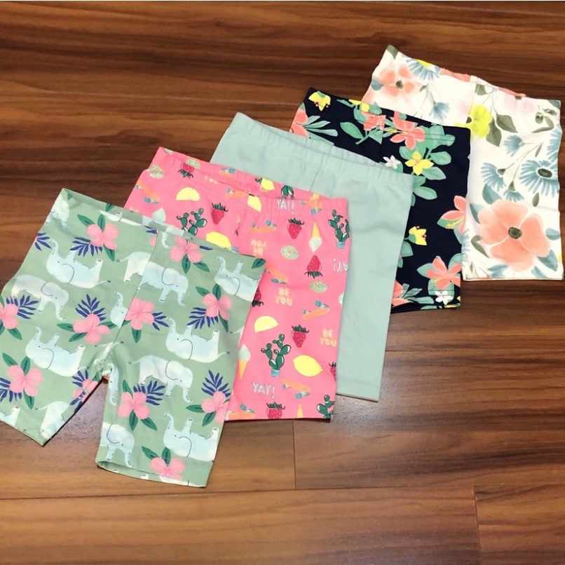 Quần Legging, Quần Đùi Thun Co Dãn Cho Bé Gái