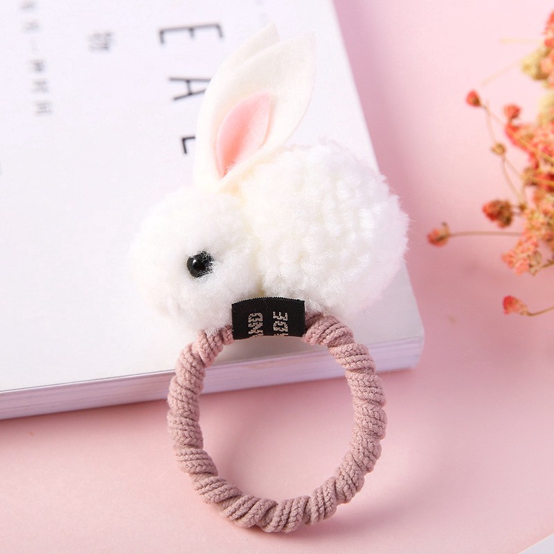 Cột Tóc Thỏ Bông Siêu Mềm Siêu Yêu Cho Bạn Gái