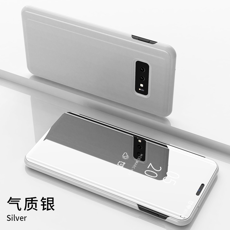 Ốp điện thoại nắp gập tráng gương cho Samsung S10e S8 S10 plus Note 8
