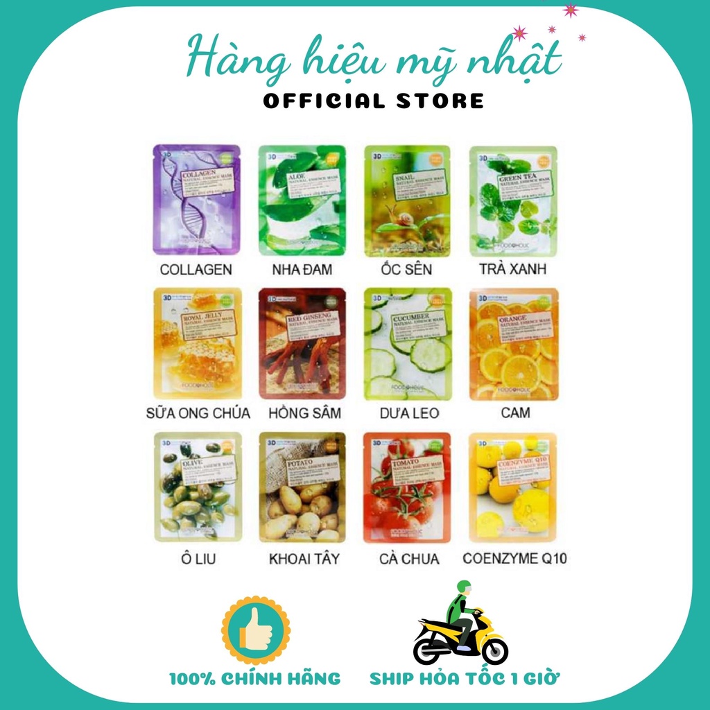 Mặt nạ 3D Foodaholic Natural Essence Mask