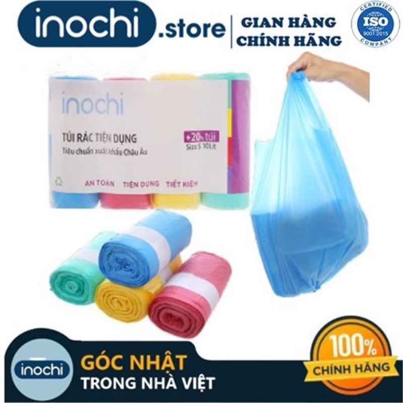 Túi rác inochi 25L có quai xách màu ngẫu nhiên