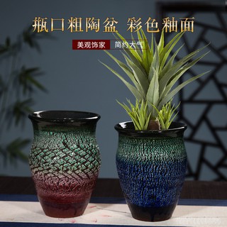 Bộ chậu hoa bằng đá phong cách retro thoáng khí sáng tạo