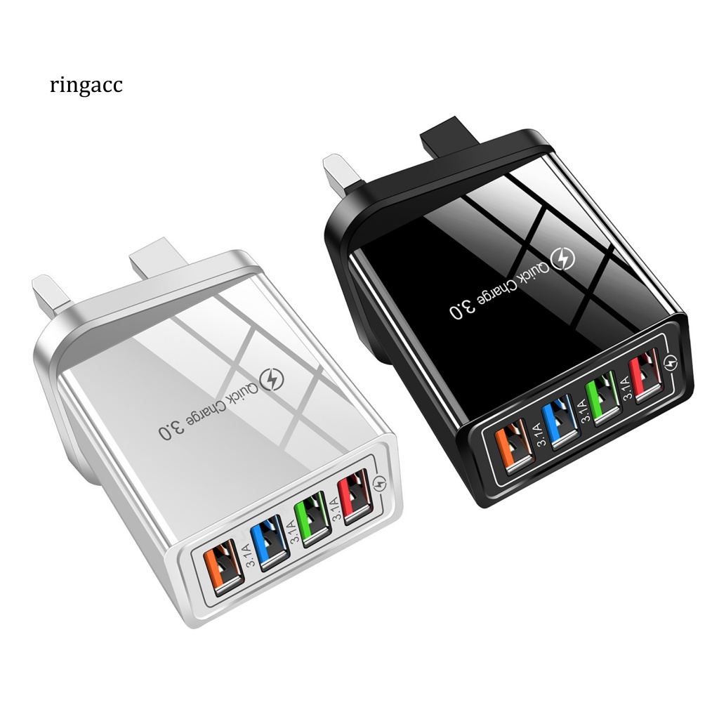 Đầu Sạc Ra 4 Cổng USB Tiện Dụng Chất Lượng Cao