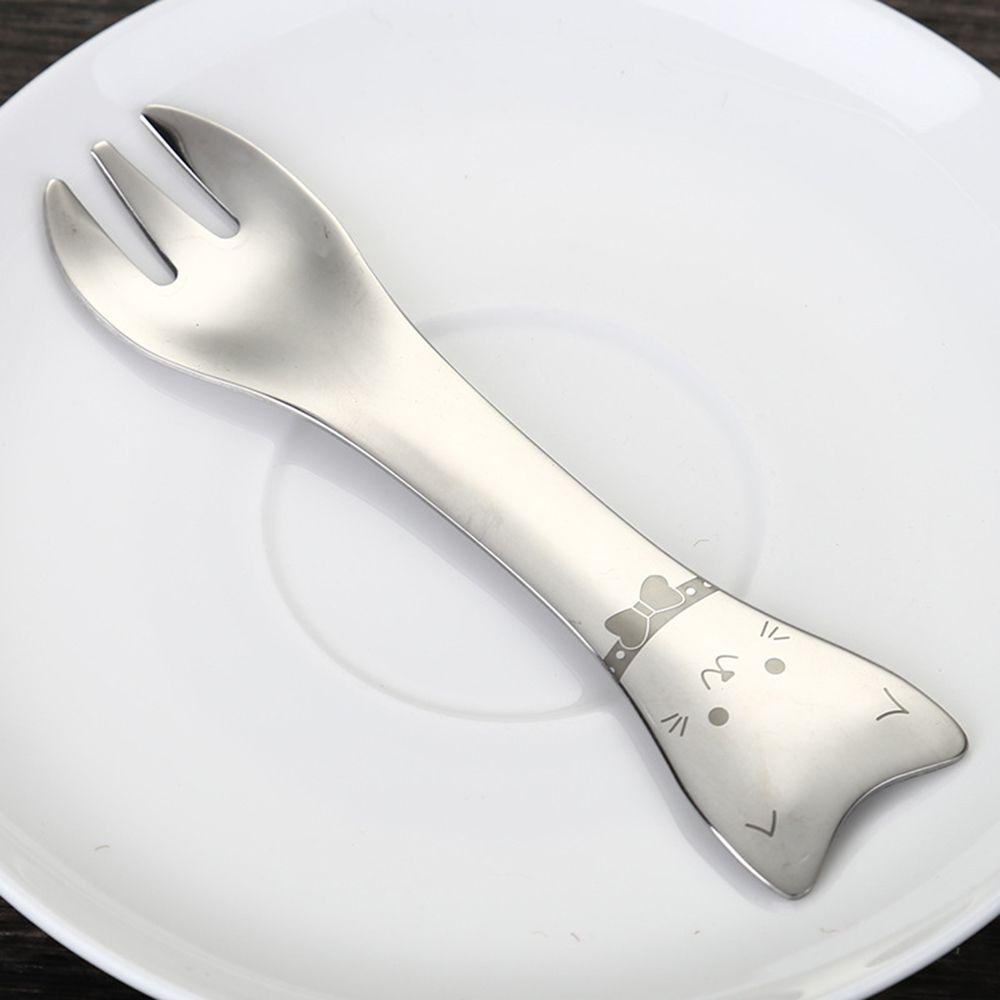 Set 2 Muỗng Nĩa Ăn Salad Có Thể Tái Sử Dụng Cho Trẻ Em
