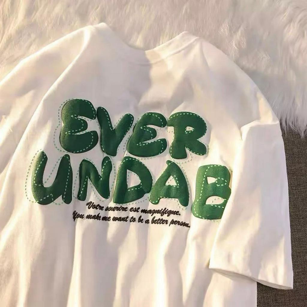 Áo phông cotton tay lỡ EVER cực hot