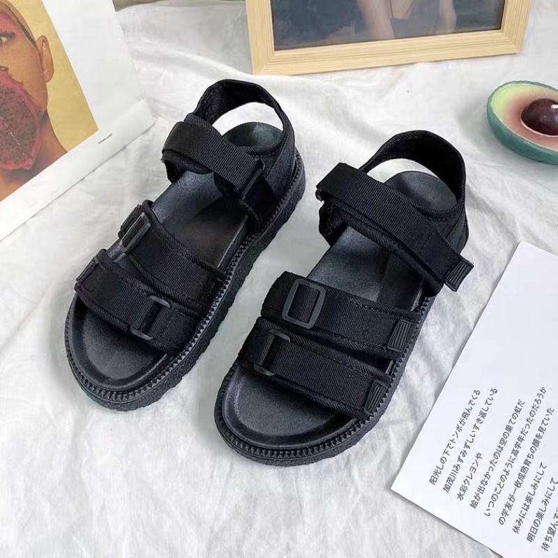 - D13_Dép sandal ulzzang nữ phong cách Retro cá tính
