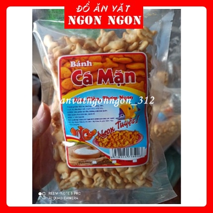 Bánh Cá Mặn(Gói 150g) Bánh Kẹo Đồ Ăn Vặt Ngon Giòn Thơm Ngậy Hấp Dẫn