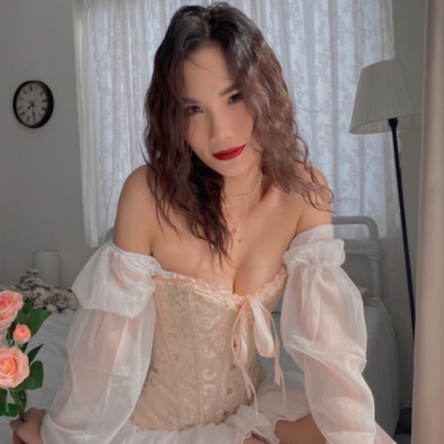 FLORAL CORSET nâng ngực thắt eo (ảnh thật)(có sẵn) | BigBuy360 - bigbuy360.vn