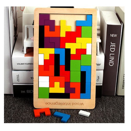 Bảng ghép hình Tetris cho trẻ - Đồ chơi thông minh trí tuệ cho bé trai gái 3 4 5 6 7 8 tuổi