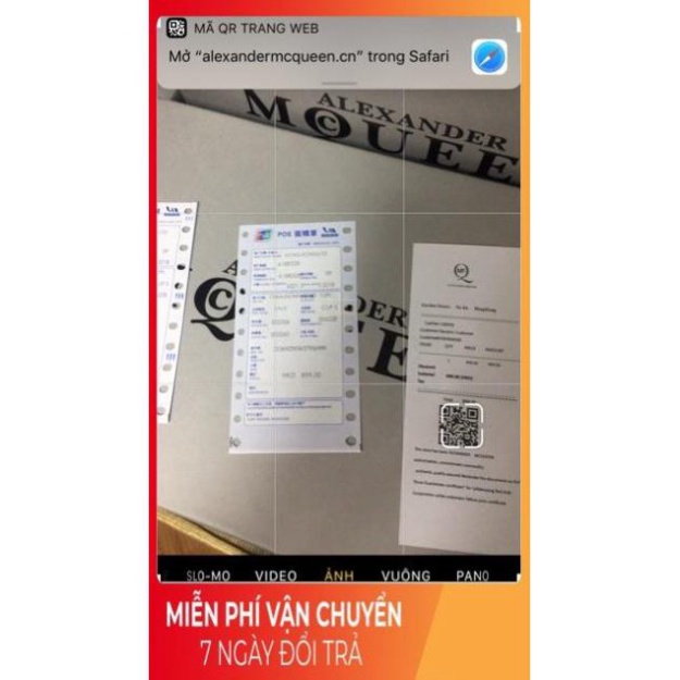 Giày Mcqueen trắng gót nhung hàng cao cấp giá xưởng Form dành cho cả nam nữ | BigBuy360 - bigbuy360.vn