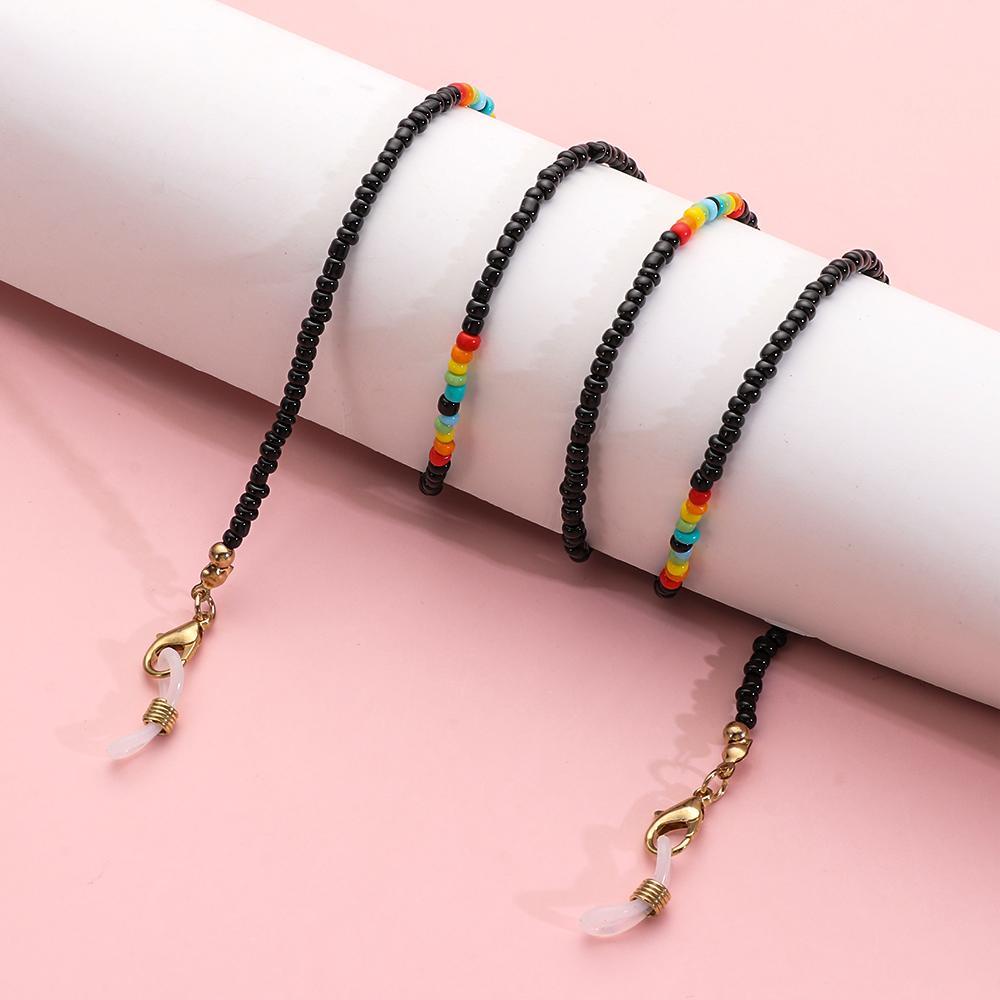 Giá Đỡ Mắt Kính Đính Hạt Acrylic Dạng Chuỗi Đeo Cổ Dành Cho Trẻ Em