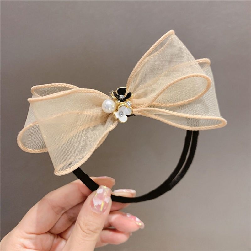 Dụng Cụ Tạo Kiểu Tóc Xoăn Đính Ngọc Trai Hình Bông Hoa Dành Cho Nữ DIY