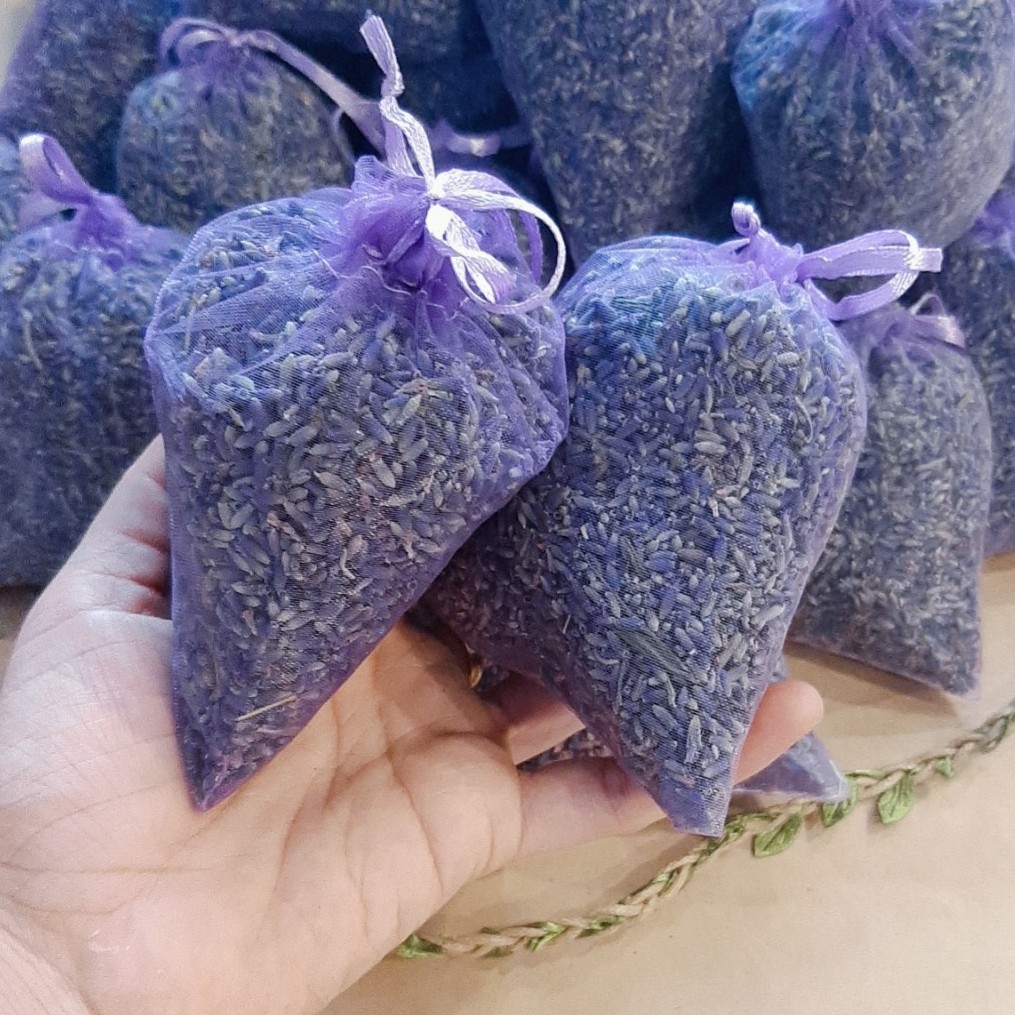 Túi thơm Lavender,  Nụ hoa lavender khô, túi thơm phòng