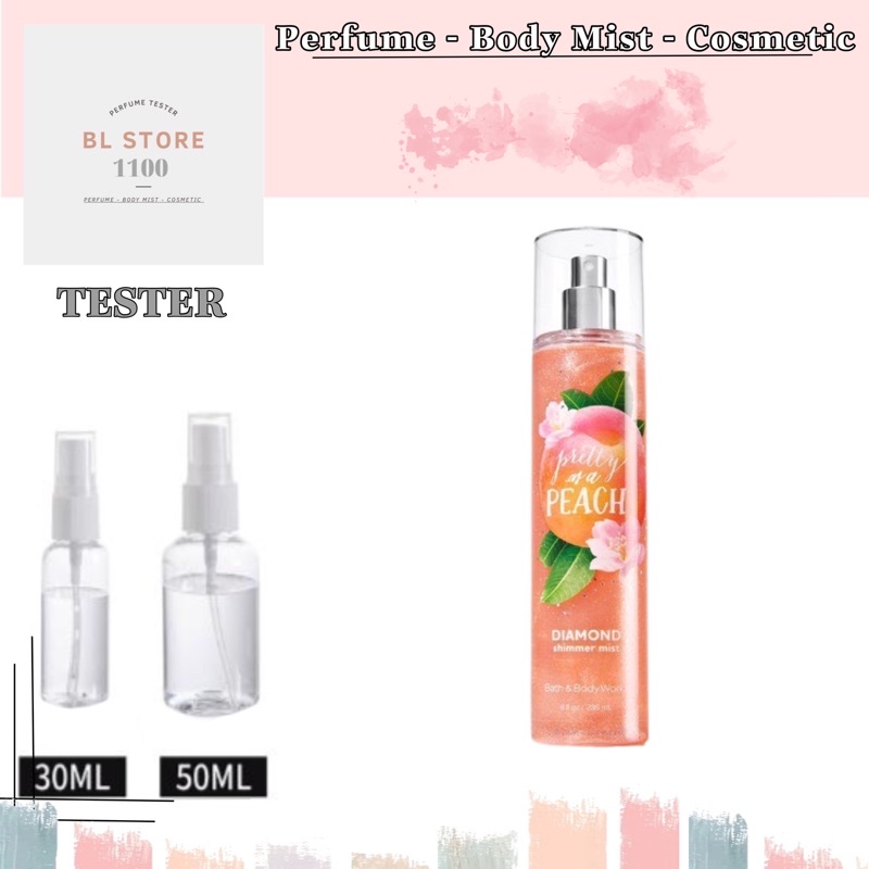 [BL]  Xịt thơm có nhũ Bath and Body Works - Pretty As A Peach