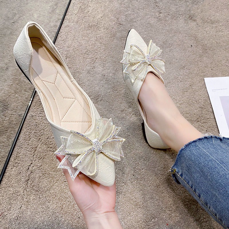 (S119) Giầy búp bê tag nơ đá hot trend (mã 219) | BigBuy360 - bigbuy360.vn