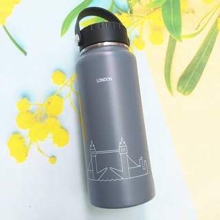 Bình giữ nhiệt Lock&Lock bằng thép không gỉ Riga Tumbler (London) 897ml - màu Gray-LHC4160GRY