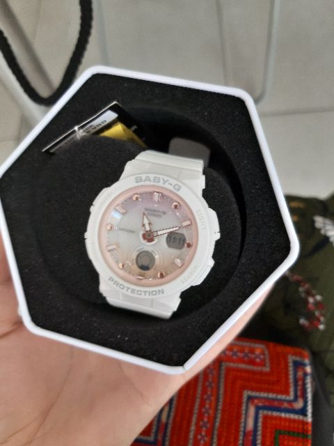 Đồng hồ CASIO BABY G 250 7A2DR NEW 100% full hộp+ thẻ bảo hành+đồng hồ nữ+casio