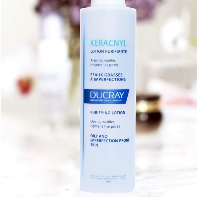 Ducray Keracnyl Lotion Purifiante - Nước Cân Bằng Cho Da Nhờn Mụn 200ml