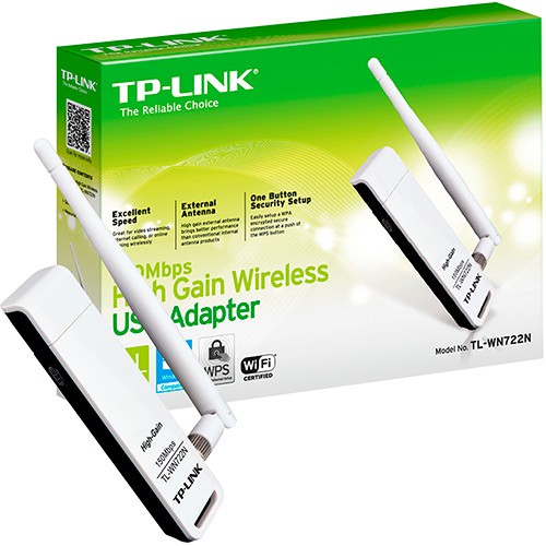 Bộ Chuyển Đổi Usb Không Dây TP-Link TL- WN722N ,Usb Wifi Tốc Độ cao 150Mbps - Hàng Chính Hãng