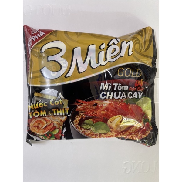 Mì 3 Miền 75g vị Tôm Chua Cay