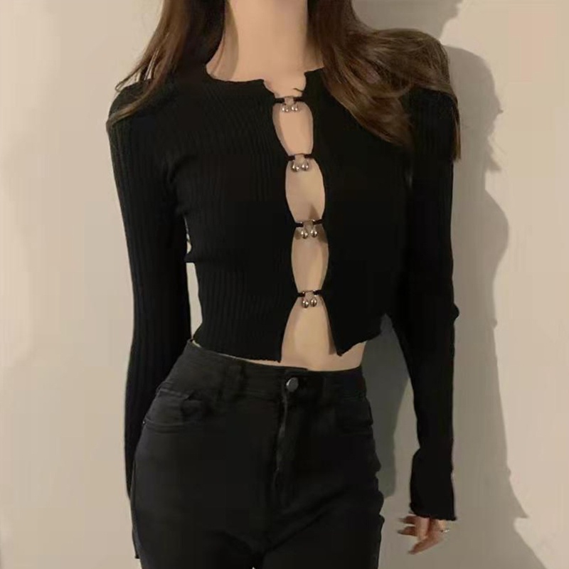 Brroa Áo Khoác Cardigan Dệt Kim Tay Dài Chống Nắng Thời Trang Đường Phố Mùa Hè Dễ Phối Đồ Cho Nữ