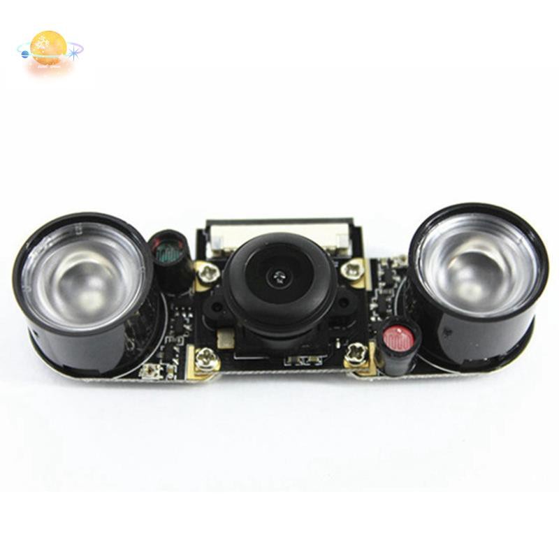 Smart Raspberry Pi Infrared Night Camera ule 5 Mp Wide Angle 130 Degree Fisheye Camera With Infrared Ir Sensor Led Light