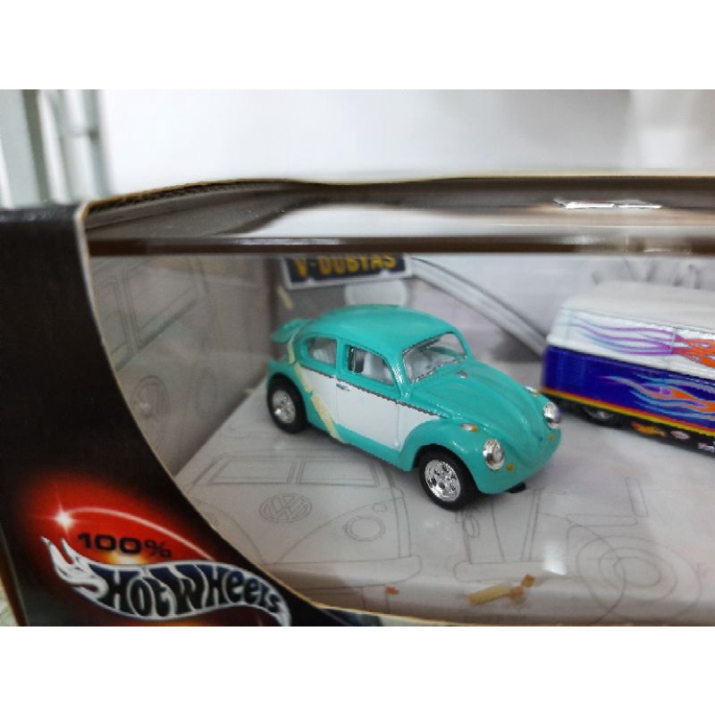 Bộ 2 xe Hot Wheels 100% Volkswagen Beetle &amp; Bus , hàng hiếm