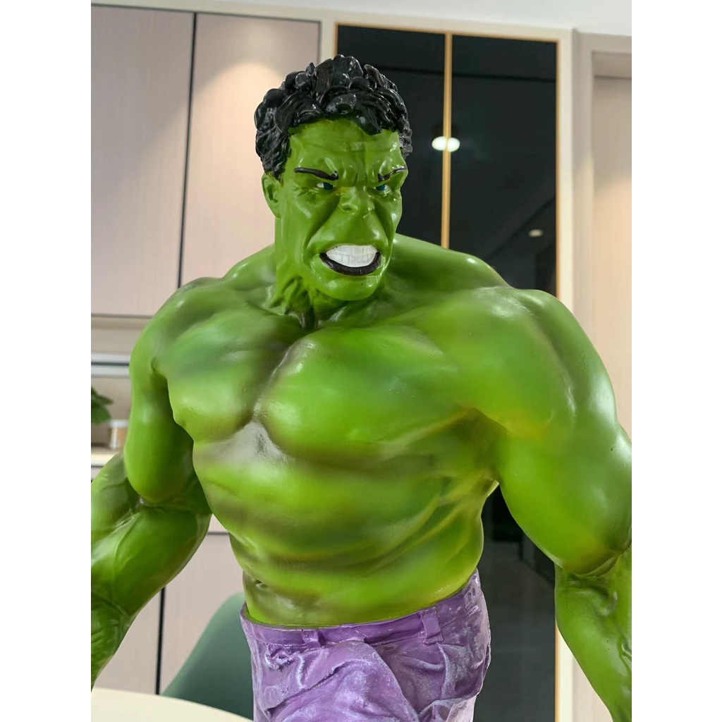 Đồ chơi mô hình trưng bày người khổng lồ xanh Hulk siêu nhân dũng cảm phiên bản lớn 30cm cực ngầu tỷ lệ 1:1